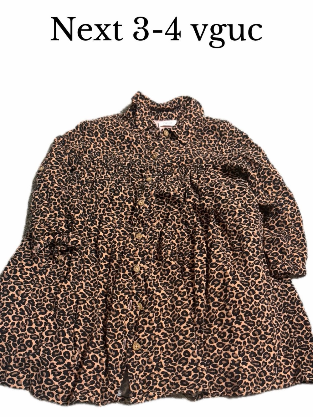Next 3-4 leopard dress
